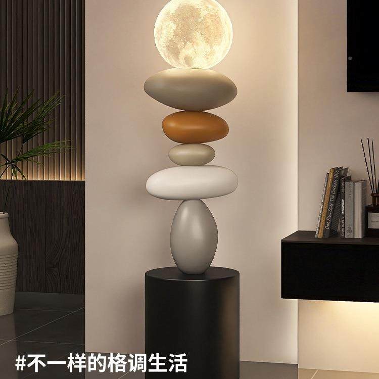 艺大型术10010124落地摆件灯客厅电视柜沙发旁边轻奢感式家居装意