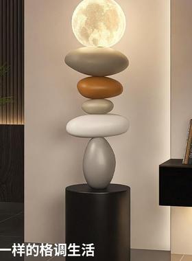 艺大型术10010124落地摆件灯客厅电视柜沙发旁边轻奢感式家居装意