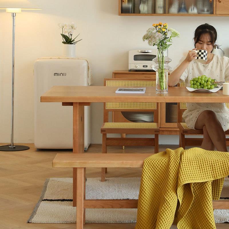 直销桃功桌木cz-630长方形餐黑胡桃木全实木多能写字桌大板樱桌