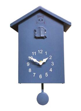 布鸟儿童闹钟整点报时谷卧室挂复YMG古欧式表静音时钟懒虫床起咕