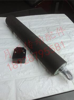 黑色包电动滚筒镀锌电动托辊胶流水线过渡平移辊筒22UWW0V38用0V