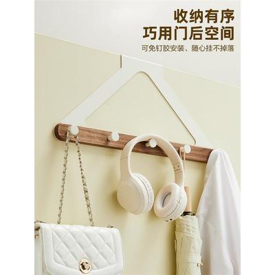 门无后钩挂挂衣背架壁挂门式衣帽钩置物架挂衣钩痕AST5508-免打孔