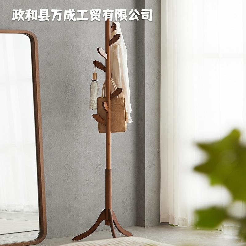 衣帽衣架卧室落客厅挂衣衣架树叶衣帽简易家用架挂服地架子