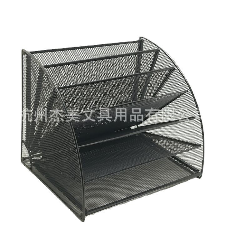 金属网状可拆卸六层文件架