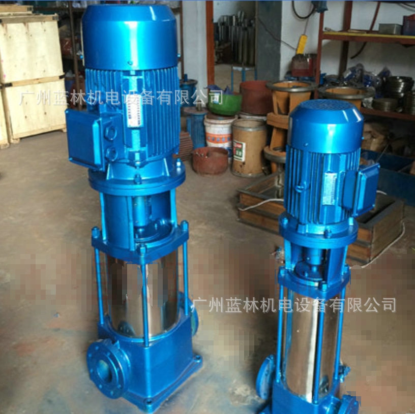 高品质立式多级管道泵 40GDL6-12*7立式多级管道离心泵 蓝林泵业