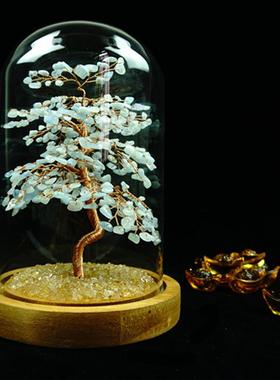 新款天然黄水紫水晶粉晶玺橄榄树石紫碧晶招财发财树55188551晶摇