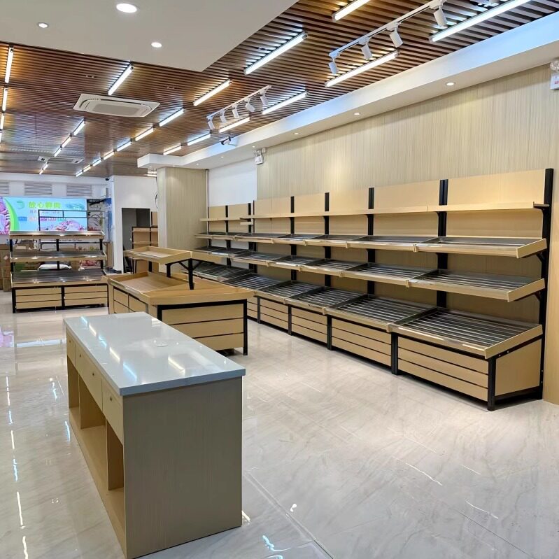 生鲜店不锈钢多层果蔬货架