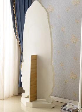欧式穿衣镜卧室镜子全家身落地镜移FOL奢华公主用雕花动立试衣式
