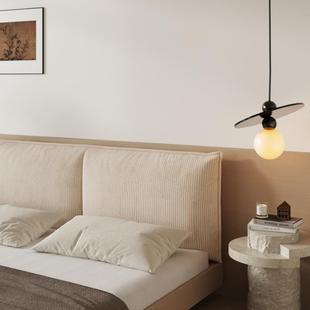 之靠于间可拆洗床头套软包靠灯背芯绒TThrqmqm榻榻米床头靠垫无床