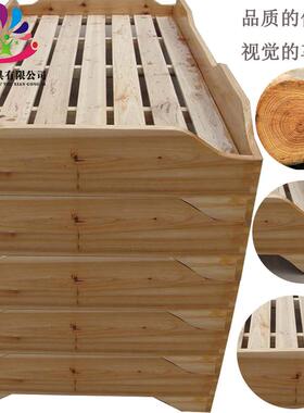 幼儿儿童床儿童加厚实单人午睡床木板床宝叠MZB宝托园管木质木叠