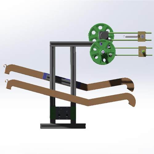 裁切机料XMR端子固放架自动机挡料带卷纸架电机收纸带料盘调速器