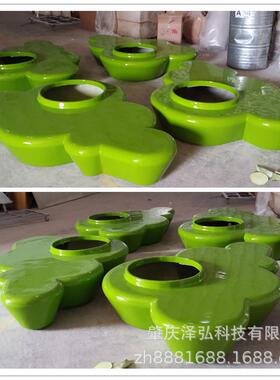 户RFY玻意璃钢休闲椅云朵造型树外大池型花池公共座椅创艺术坐凳