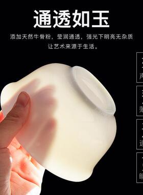 瓷唐骨质瓷餐具套装Z120456头骨家用韩山式纯白色碗盘套碟装