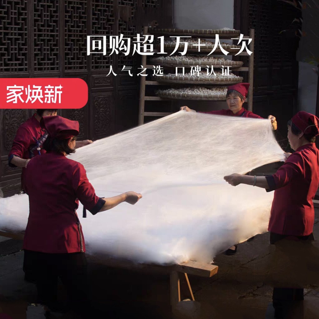 甄选双宫桑蚕丝全棉四季被