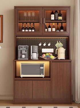 餐边柜实墙木?客厅靠储物柜OVZ子2025新款物酒柜家用厨房碗柜置茶