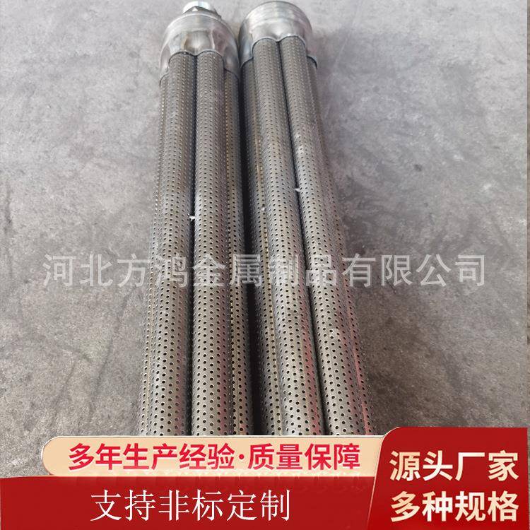 不钢烛式滤芯架骨架熔锈体芯滤304烛式过滤器冲孔滤80芯骨带孔管