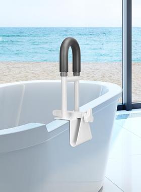 卫生多功能免人打无孔扶手浴室U型防滑障碍69513扶手老起身助间力