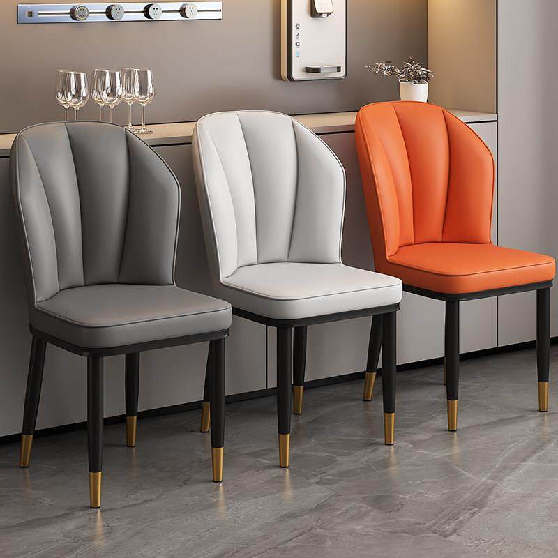 北欧餐椅家用现代简约靠背椅轻奢餐厅椅子软包酒店餐桌椅书桌凳子