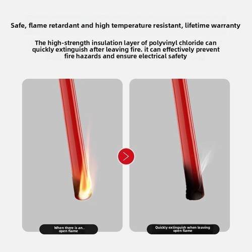 德力西电线国标纯铜Bv/Bvr铜芯线4平方米家用阻燃单芯硬线多股软