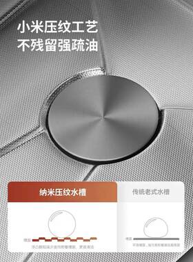 SUS304不锈钢加厚厨房洗菜盆小米粒压纹水槽家用洗碗槽大单槽