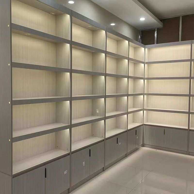 厂家烟酒展示柜商用酒柜货架超市展柜组合多层茶叶陈列柜烟酒柜子