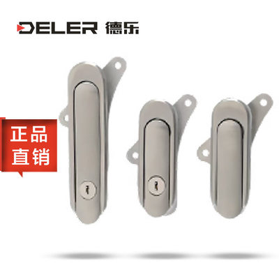 德乐304不锈钢AB403平面锁不锈钢配电箱网路机柜锂电设备柜门门锁