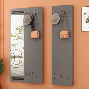 洞板全SSM推拉挂式 隐形可关闭穿衣镜入户洞壁身贴墙暗藏实木玄关