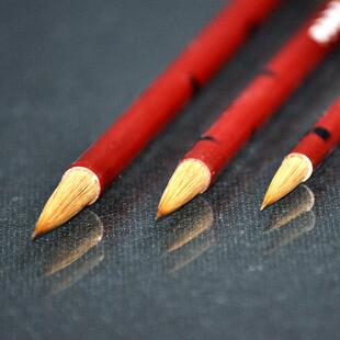 毛笔狼毫套装线点睛大中号狼毫勾线小大中小笔工笔画描国画毛笔