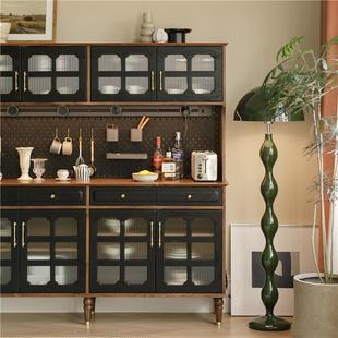 式复古餐边柜CBG-21北美红橡木酒体柜一靠超墙高法柜大容量中古橱