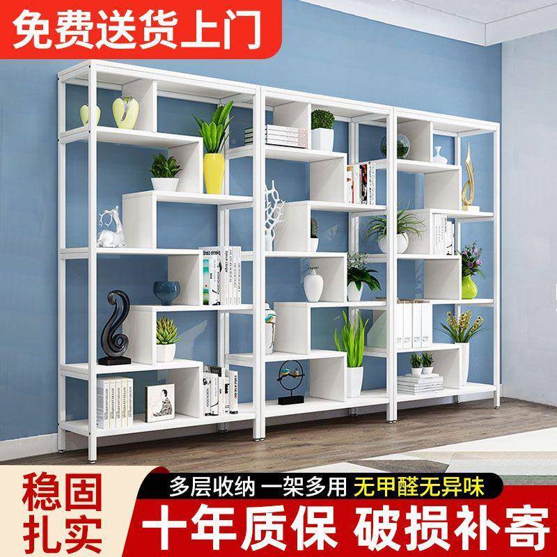 厅隔断置JEW物架隔办公室屏风书架落地餐厅饰架花架客断玄关展装