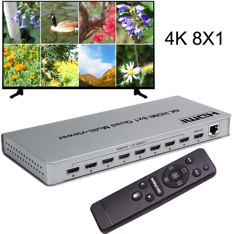 HDMI八进一出一屏多显分屏器