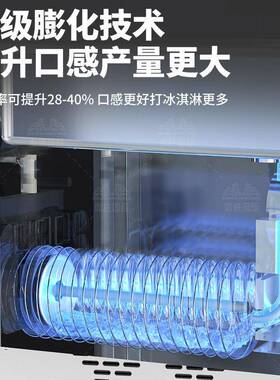 新品冰激凌用机糕机商用立43821式式小型台圣代甜筒全自动专雪冰