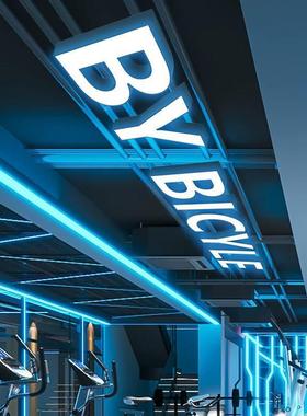 造场型L房E围D台球厅氛展厅健身商头六边形吊灯异412形灯