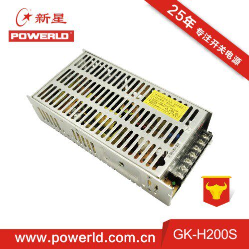 高品质普德新星电源GK-H200S24C输出24V开关电源 工控电源