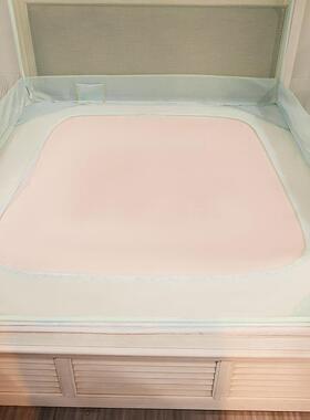 蒙蒙蚊m帐家用1HUM.8床款1.5m蒙古包防摔儿童雨新拉链坐床纹账三