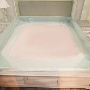 蒙蒙蚊m帐家用1HUM.8床款1.5m蒙古包防摔儿童雨新拉链坐床纹账三