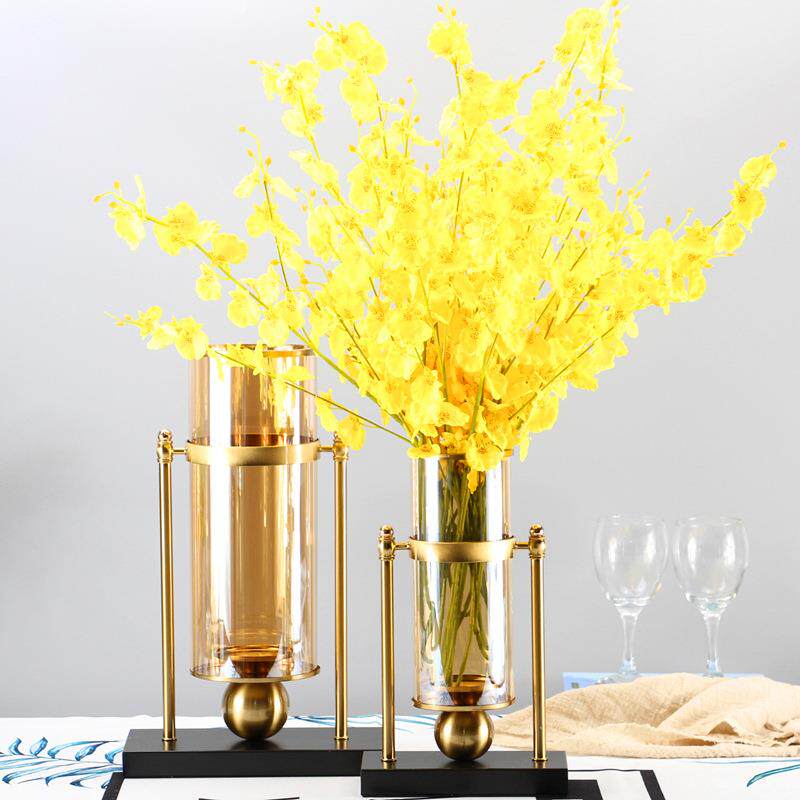 欧式轻奢水晶烛台花瓶家居客厅茶几柜台装饰摆件现代简约新房软装