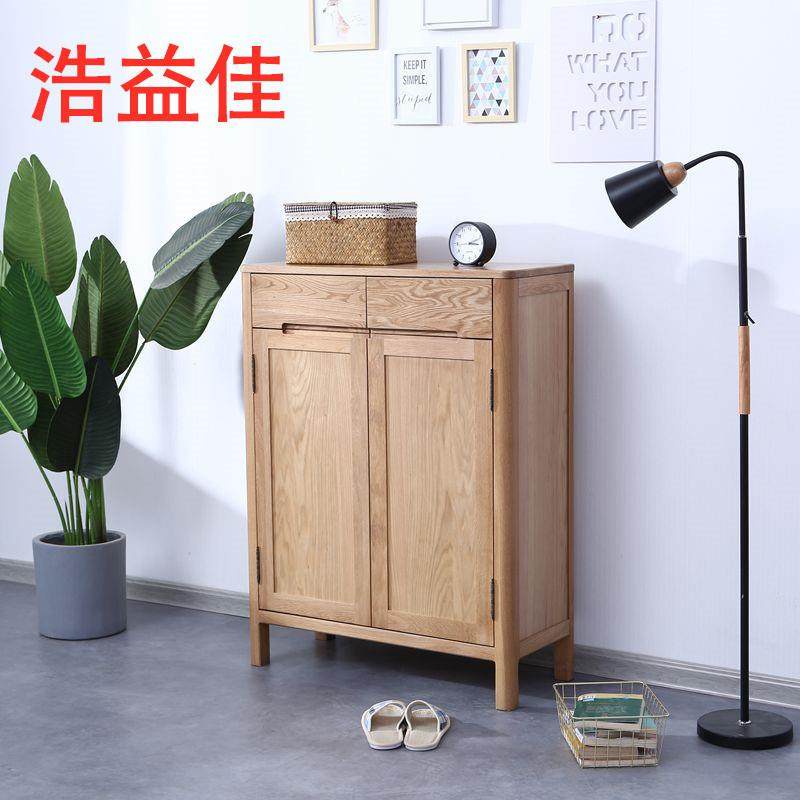 全实木鞋柜多层隔板北欧现代带抽屉流云玄关白橡木中式两门储物柜,电子元器件市场,其它元器件,淘宝优惠券,粉丝福利购,淘宝优惠卷