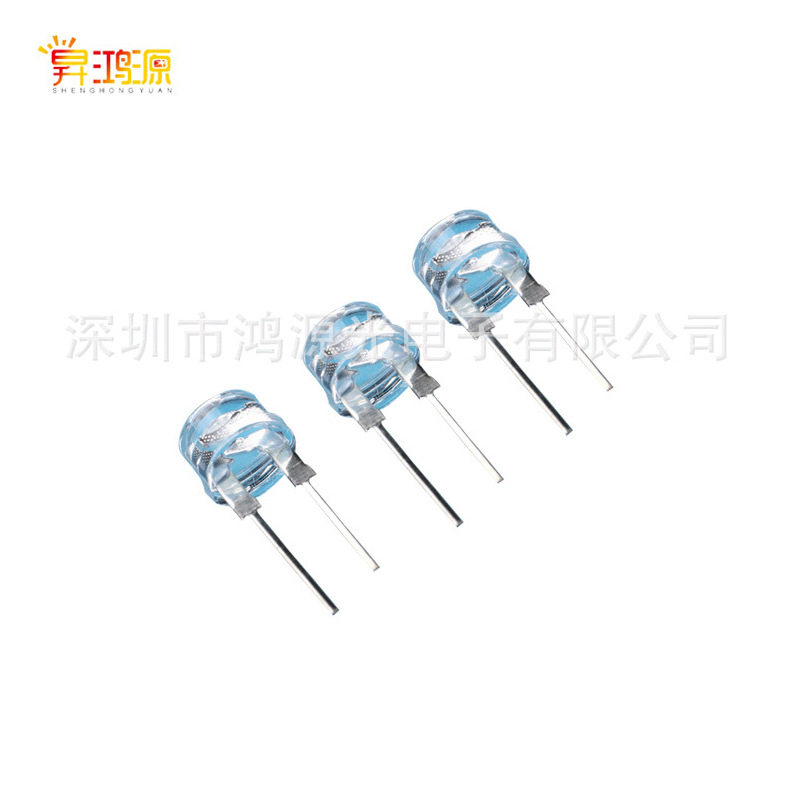 F8/8mm草帽暖白光0.5W/0.75W暖白手电筒专用led灯珠红蓝绿快慢闪