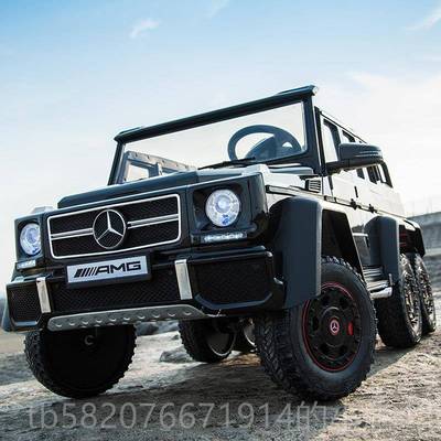 高档车超双人大座坐宾士大g儿童电动四轮遥控玩具越野汽车可大人