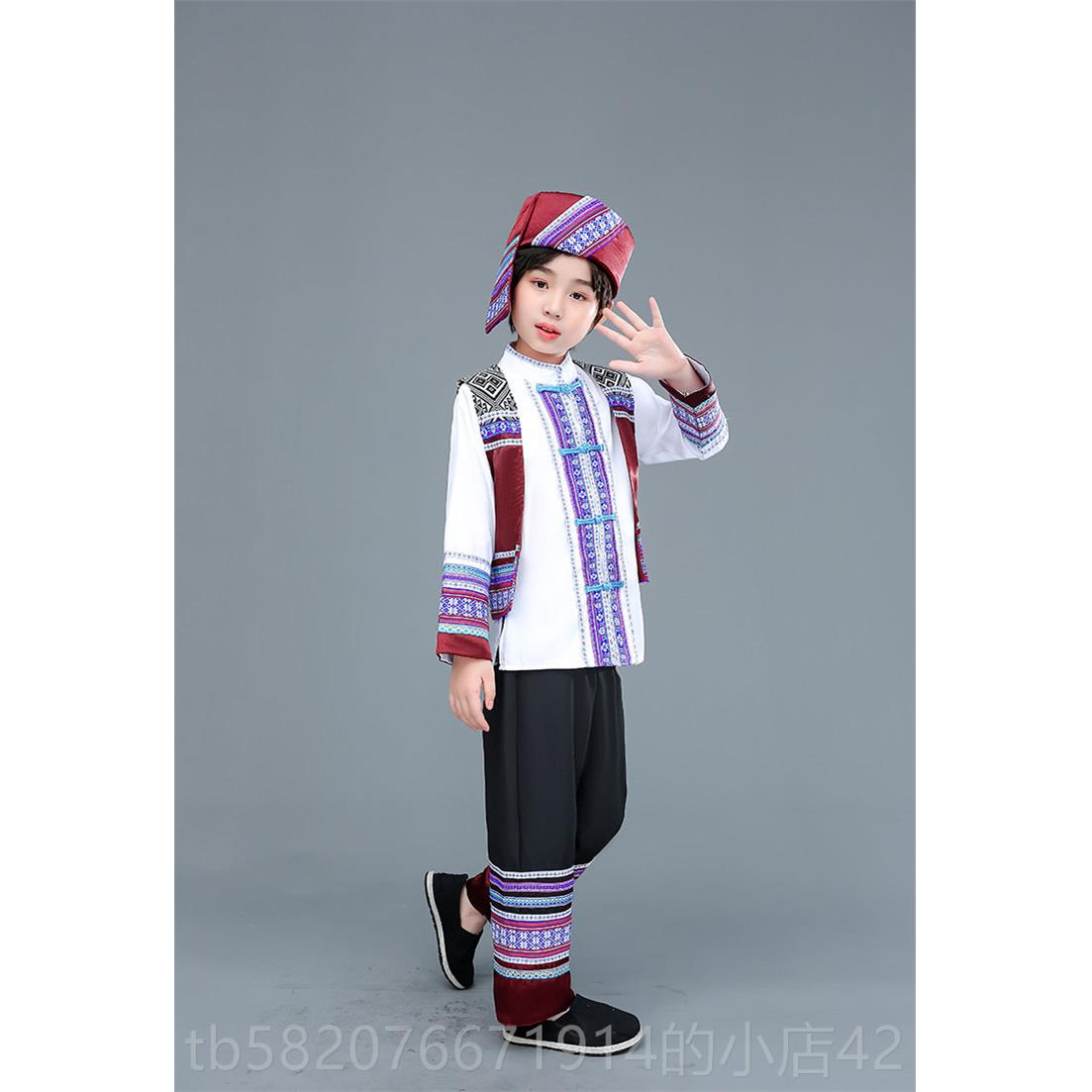 高档舞侗服装女贵州少民族族服饰儿童苗寨旅拍摄影短裙台演出数套