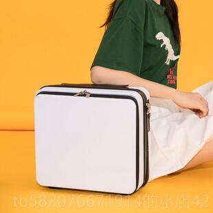 高档便携式1英寸手提箱化妆小盒子包16寸密收码盒轻量8级迷你纳英