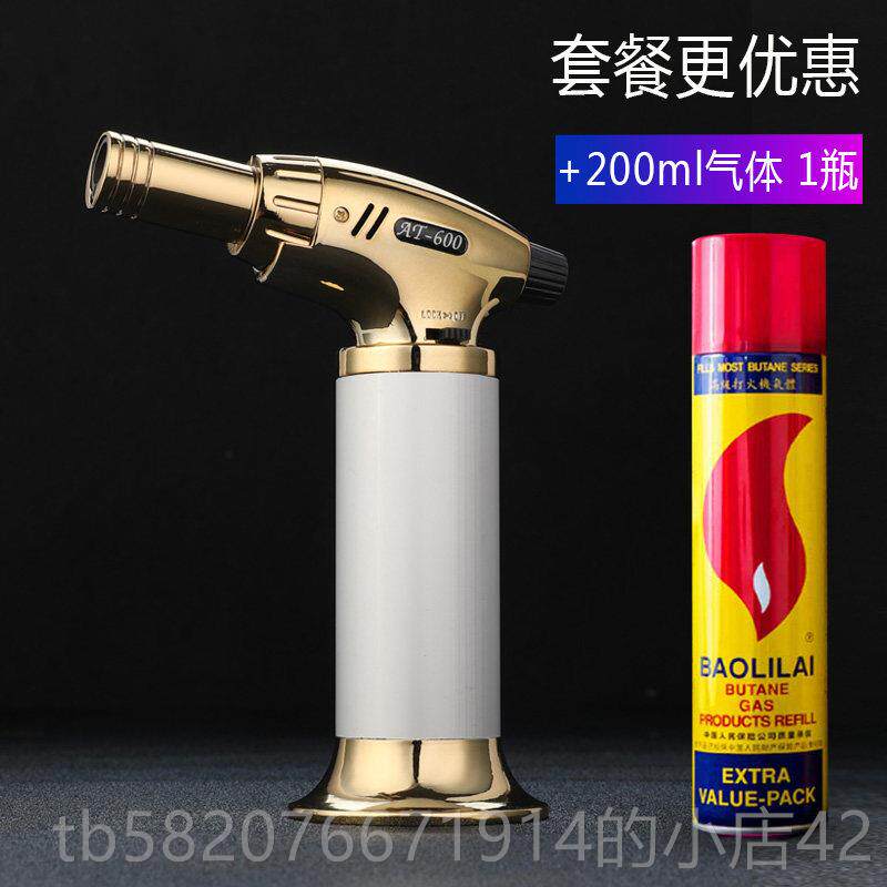 高档喷火枪焊雪茄点火器艾灸条糖艺枪风喷枪烘焙厨打机充气直冲防