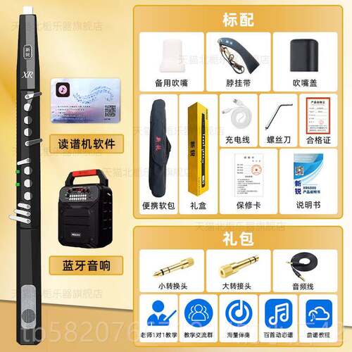正品205SierraXR萨6000吹管电国产新款中2老年人初学电笛电克斯乐