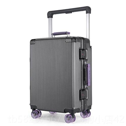 正品sushimu2205款铝框高颜值纯PC行李箱20寸新机登箱24寸拉杆箱