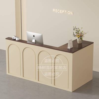 收银柜台店铺小型前台现代简约服装店便利店商用吧台柜台桌子接待