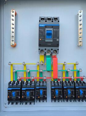 定制低压成套配电箱三相四线 线铜排开 关动力配电柜照明强电布线