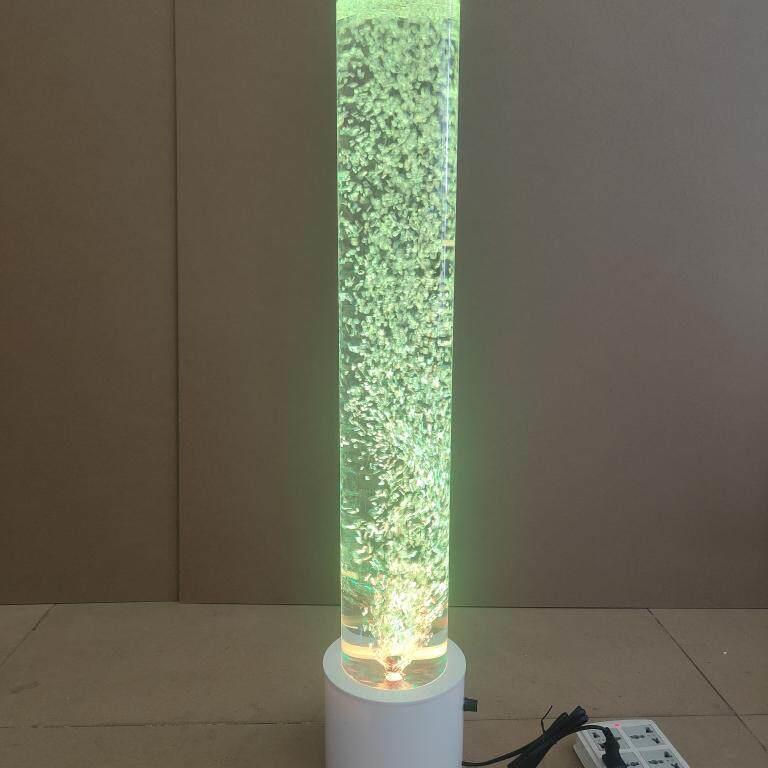 定制新款七彩落地亚克力风水水柱灯