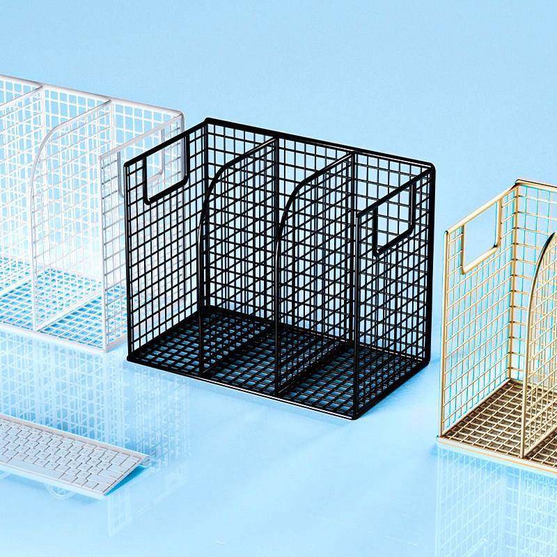 简易书架桌子置物架办公室桌面书桌旁小型收纳桌上铁艺书本架儿童