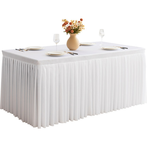 定制会议室桌布酒店长方形餐桌台布布艺商务展会签到长条桌裙套罩